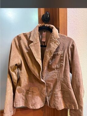 Sears Tan Corduroy Women's Blazer Jacket